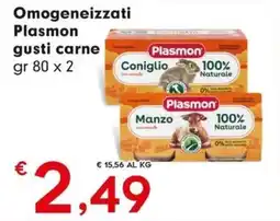 DeSpar Express Omogeneizzati Plasmon gusti carne offerta