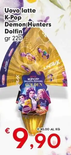 DeSpar Express Uovo latte K-Pop Demon Hunters Dolfin offerta