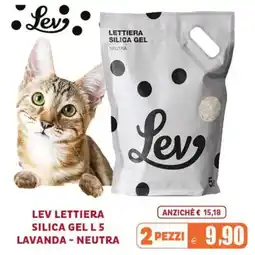 Elite Lev lettiera silica gel lavanda - neutra 2 pezzi offerta