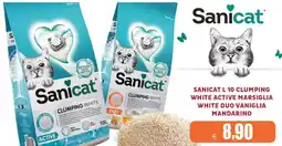 Elite Sanicat clumping white active marsiglia white duo vaniglia mandarino offerta