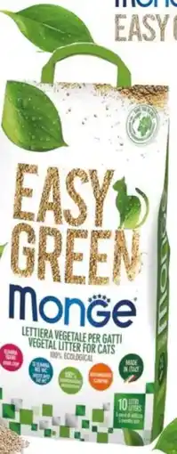 Elite MONGE EASY GREEN Lettiera vegetale offerta