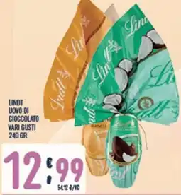 Gruppo Pascar Lindt uovo di cioccolato offerta