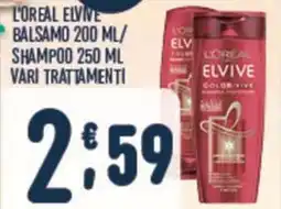 Gruppo Pascar L'oreal elvive balsamo/ shampoo offerta