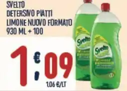 Gruppo Pascar Svelto detersivo piatti limone nuovo formato offerta