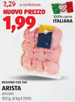 ALDI REGIONE CHE VAI Arista arrosto offerta