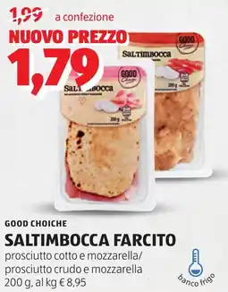 ALDI Good choiche saltimbocca farcito offerta