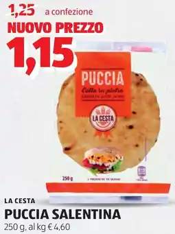 ALDI La cesta puccia salentina offerta