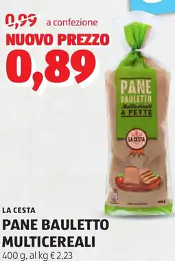 ALDI LA CESTA pane bauletto multicereali offerta