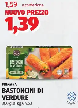 ALDI PRIMANA bastoncini di verdure offerta