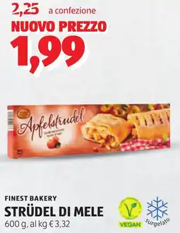 ALDI Finest bakery strüdel di mele offerta