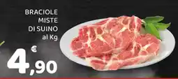 Conad Braciole Miste di Suino offerta
