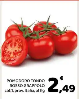 Conad POMODORO TONDO ROSSO GRAPPOLO offerta