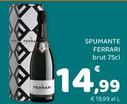 Conad SPUMANTE FERRARI brut 75cl offerta