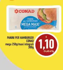 Conad PANINI PER HAMBURGER CONAD offerta