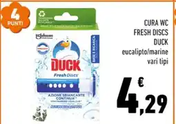 Conad CURA WC FRESH DISCS DUCK offerta