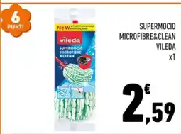 Conad SUPERMOCIO MICROFIBRE&CLEAN VILEDA offerta