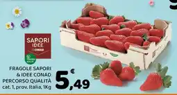 Conad FRAGOLE SAPORI&IDEE CONAD PERCORSO QUALITÀ offerta