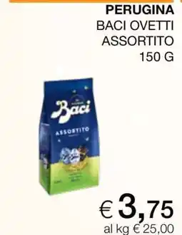 Coop PERUGINA BACI OVETTI ASSORTITO 150 G offerta