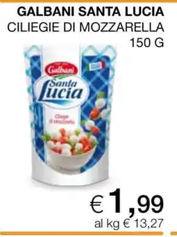 Coop GALBANI SANTA LUCIA CILIEGIE DI MOZZARELLA offerta