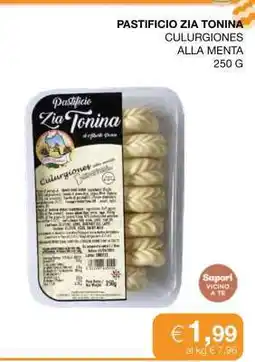 Coop Pastificio Zia Tonina Culurgiones alla Menta offerta