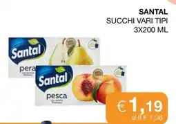 Coop Santal Succhi Vari Tipi offerta