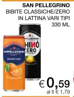 Coop SAN PELLEGRINO Bibite Classiche/Zero offerta
