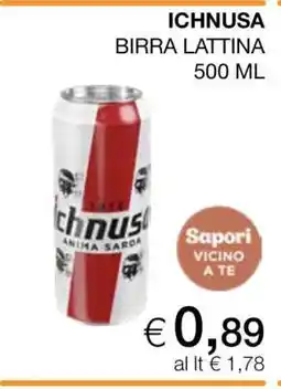 Coop ICHNUSA BIRRA LATTINA offerta