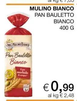 Coop MULINO BIANCO PAN BAULETTO BIANCO 400 G offerta