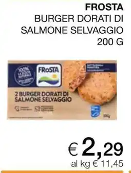 Coop FROSTA BURGER DORATI DI SALMONE SELVAGGIO 200 G offerta