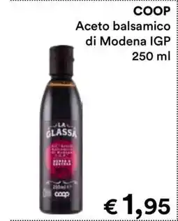 Coop COOP Aceto balsamico di Modena IGP offerta