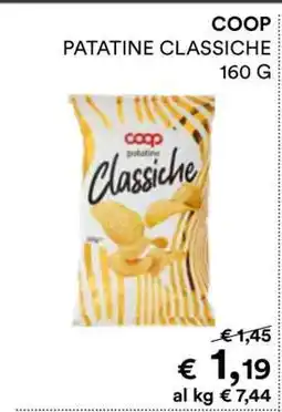 Coop COOP PATATINE CLASSICHE 160 G offerta