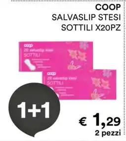 Coop COOP SALVASLIP STESI SOTTILI X20PZ offerta