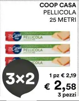 Coop COOP CASA PELLICOLA 25 METRI offerta