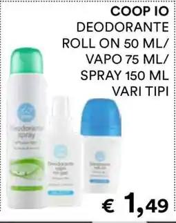Coop COOP IO DEODORANTE offerta