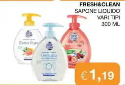 Coop FRESH&CLEAN SAPONE LIQUIDO offerta