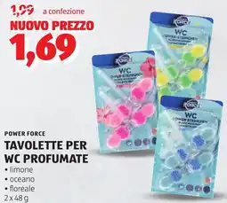 ALDI Power force tavolette per wc profumate offerta