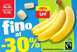 ALDI Banane bio fairtrade offerta