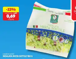 ALDI I COLORI DEL SAPORE Insalata mista sottile offerta