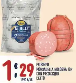 Gruppo Pascar Felsineo mortadella bologna igp con pistacchio offerta