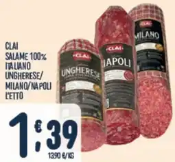 Gruppo Pascar Clai salame 100% italiano ungherese/ milano/napoli offerta