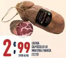 Gruppo Pascar Eatria capocollo di martina franca offerta
