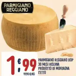 Gruppo Pascar Parmigiano reggiano dop 30 mesi riserva prodotto di montagna offerta