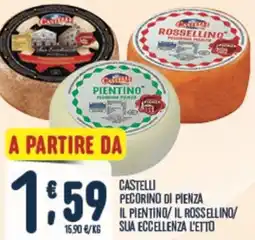 Gruppo Pascar Castelli pecorino di pienza il pientino/ il rossellino/ sua eccellenza offerta