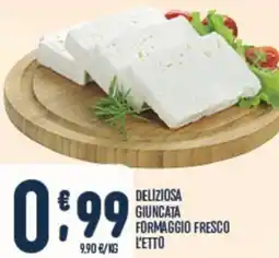 Gruppo Pascar Deliziosa giuncata formaggio fresco offerta