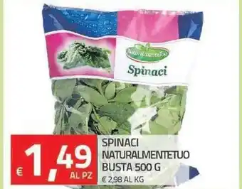 TuoDi Spinaci Naturalmentetuo Busta 500g offerta