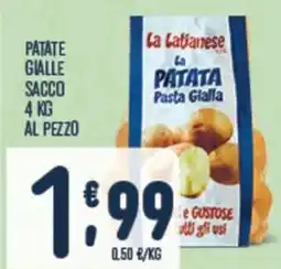 Gruppo Pascar Patate gialle sacco offerta