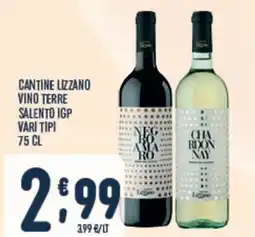 Gruppo Pascar Cantine lizzano vino terre salento igp offerta