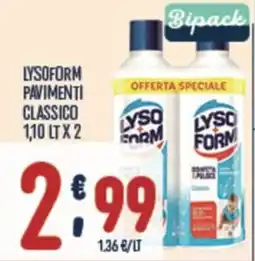 Gruppo Pascar Lysoform pavimenti classico offerta