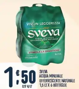 Gruppo Pascar Sveva acqua minerale effervescente naturale offerta