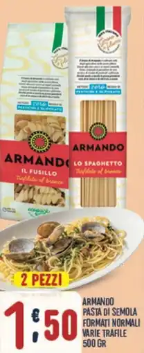 Gruppo Pascar Armando pasta di semola formati normali offerta
